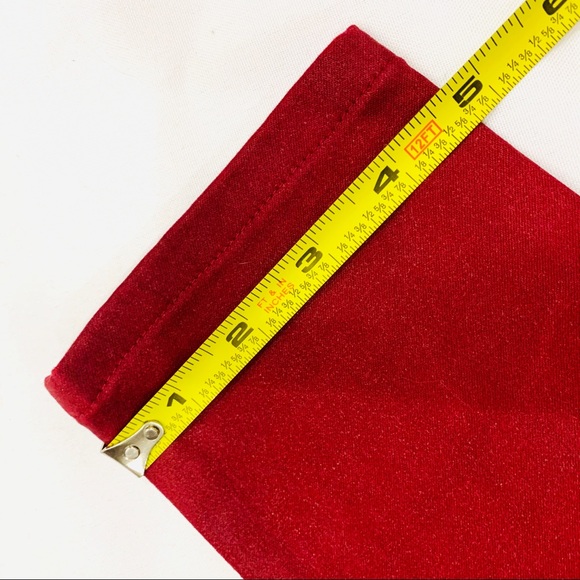 7 For All Mankind Red Skinny Jeans Sz. 25 - Picture 4 of 6
